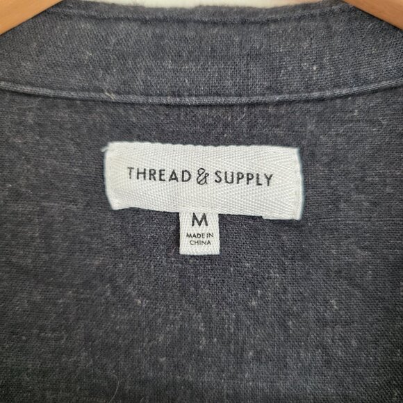 Thread & Supply Black Button-Up Blouse - Picture 5 of 6